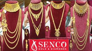 senco 22 carat gold bridal necklace set