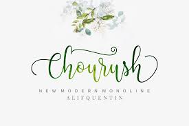 Chourush Font By Alifquentin Creative Fabrica