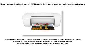 Just do the instructions until the. How To Download And Install Hp Deskjet Ink Advantage 1115 Driver Windows 10 8 1 8 7 Vista Xp Youtube