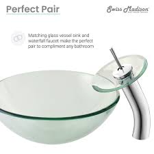 Glass Vessel Sink With Faucet