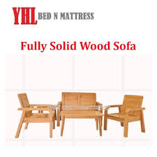 yhl new fully solid wood sofa lazada