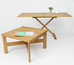 Oak Convertable Eco Coffee Table To
