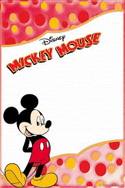 Mickey Mouse Birthday Invitation Templates Invitation World