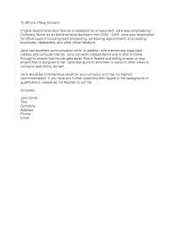 Reference Letter Template       Free Sample  Example Format   Free     Document Templates