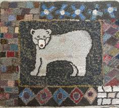 primitive rug hooking with theresa