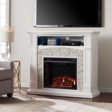 white electric fireplaces