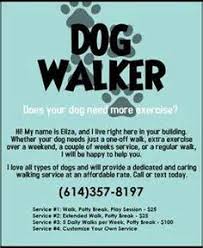Dog Walking Flyers Templates Image Search Results Animals