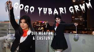 halloween grwm diy gogo yubari costume