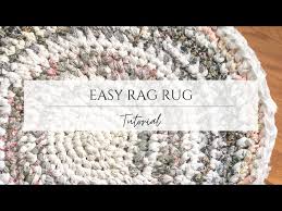 how to make an easy rag rug you