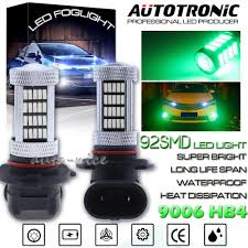 2x High Power 92smd 9006 Led Fog Light Bulb Green For Dodge Ram 1500 2500 3500 Ebay