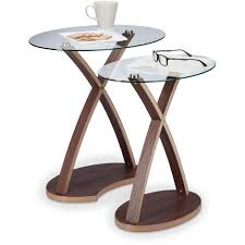 Relaxdays Oval Side Table Set Of 2