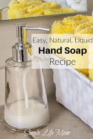 make your own liquid hand soap from