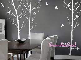 Tree Wall Decal For Nursery White