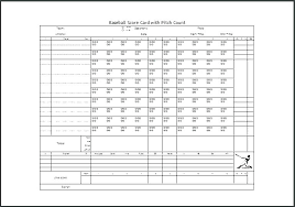 Baseball Score Sheet Pdf Antonchan Co