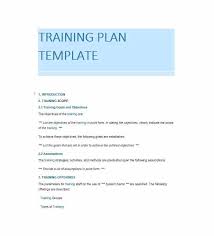 Sample Training Manual Template Format Download Specialization C