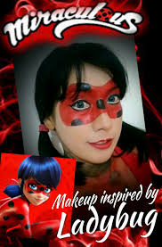 makeup inspired by ladybug a from