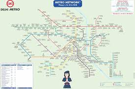 confused about delhi metro route map