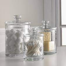 You can also search sentences, alternative and opposite of canisters. Small Glass Canister Reviews Crate And Barrel Apartment Bathroom Bathroom Spa Glass Canisters