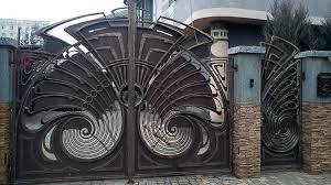 Wrought iron or horizontally slatted, geometric or latticed, your modern fence is the final point of punctuation on your home. Beautiful Main Gate Design Ideas Engineering Discoveries Main Gate Design Gate Design Iron Main Gate Design