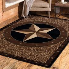 ranch star area floor rug