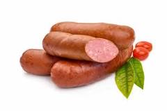 Is sausage pink when cooked?