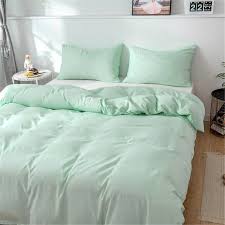 mint green bedding