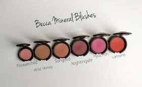 discovering me becca mineral blushes