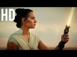rey yellow lightsaber the rise of