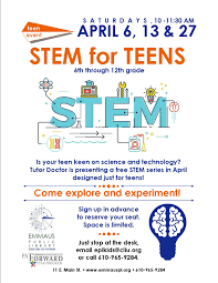 38 unique gifts for teens that prove you're a mind reader when it comes to their favorite things. Stem For Teens Three Week Series Emmaus Public Library