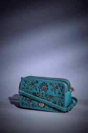 teal pu purse for women at