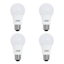 Feit Electric 60 Watt Equivalent A19 Dimmable Cec Title 24 Compliant Led Energy Star 90 Cri Light Bulb Soft White 4 Pack