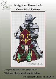 Many of them are one knit as one rectangle and then seamed to create the armholes. Amazon Com Knight On Horseback Cross Stitch Pattern Ebook Black Jonathan Kindle Store