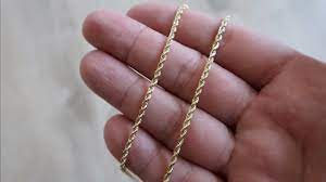 2 5mm rope chain diamond cut jacoje