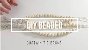 Even though it did take awhile to make, it was super affordable and really elevates the whole room. 24 Diy Curtain Tie Back Projects How To Make A Curtain Tie Back