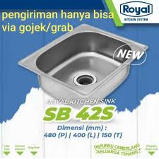 jual royal kitchen sink sb 42 s bak