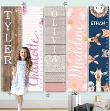 Get Personalized Kids Growth Chart Decals For Just 24 99