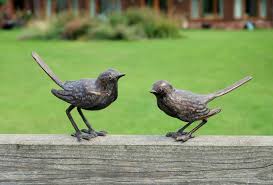 Metal Garden Ornaments Bird Sculpture