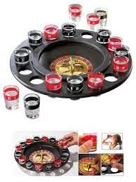 roulette drinking game set with 16 shot