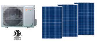 dc solar air conditioner heat pump