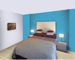 Blue Two Wall Colour Combination For