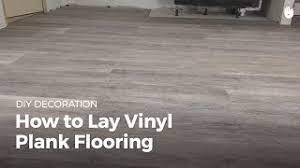 lay vinyl flooring diy projects