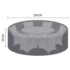 cover for 6 seat round dining set