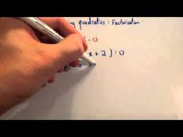 Solving Quadratics Using Factorisation
