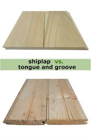 shiplap vs tongue and groove which