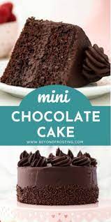 Mini Chocolate Cake With Chocolate Buttercream Beyond Frosting gambar png