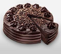 Birthday Chocolate Cake 1 Pound  gambar png