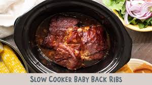 slow cooker baby back ribs you