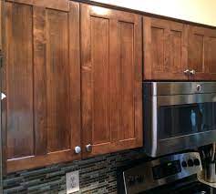 maple cabinets stained walnut project