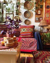 bohemian style living room ideas