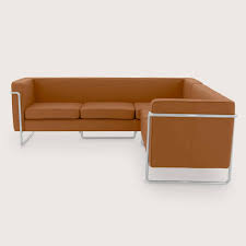 77 sofa corner caramel brown leather